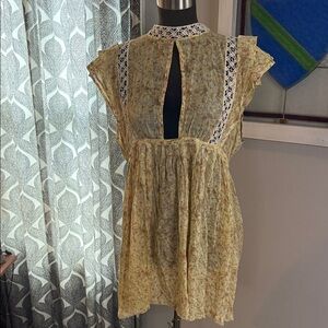 Free People Eva Cotton Tunic SZ Medium